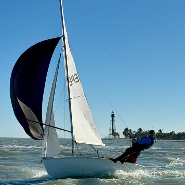 Sailor showing resilience through challenges on the water