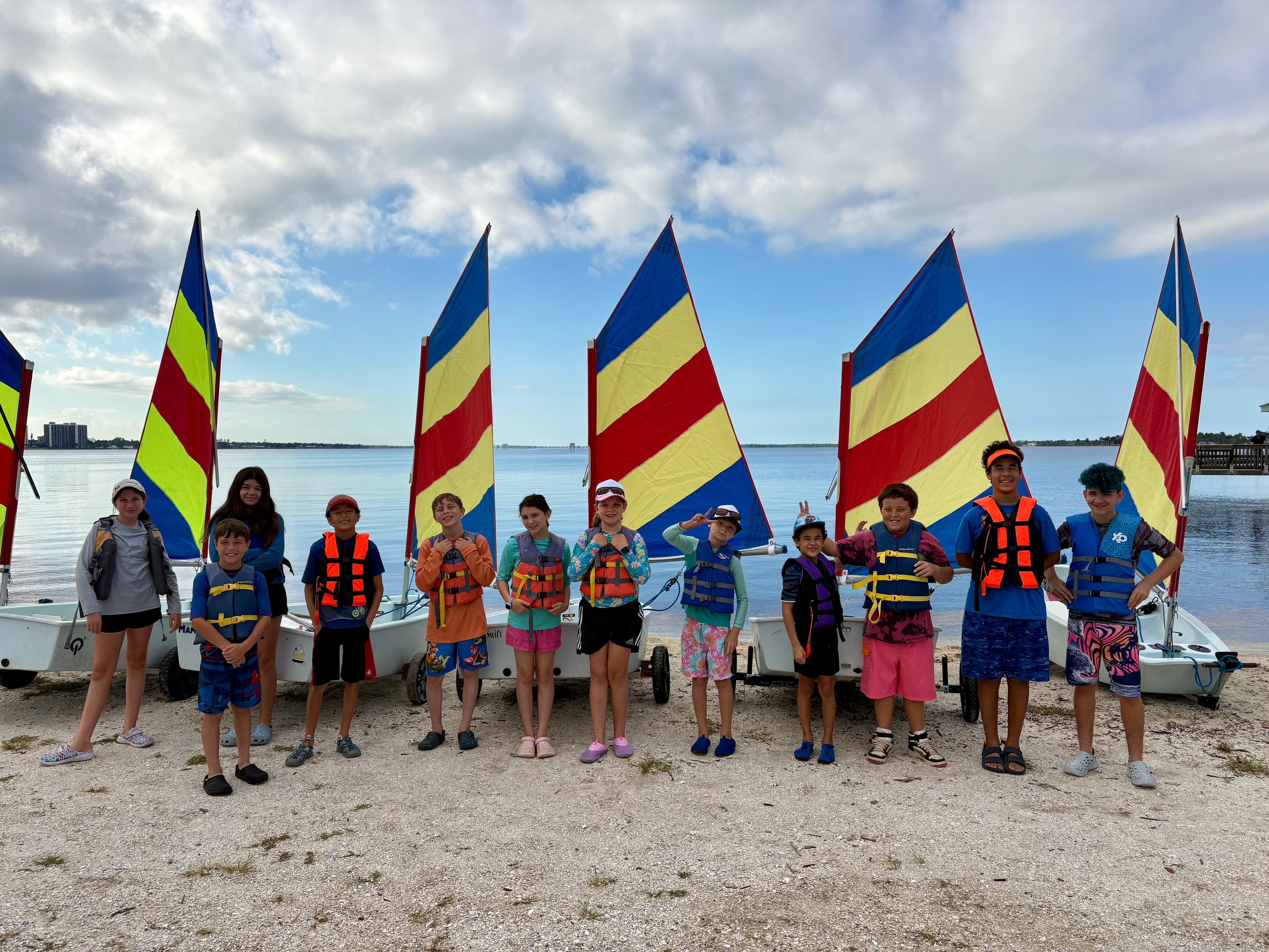 Edison Sailing Center homeschool students on the water