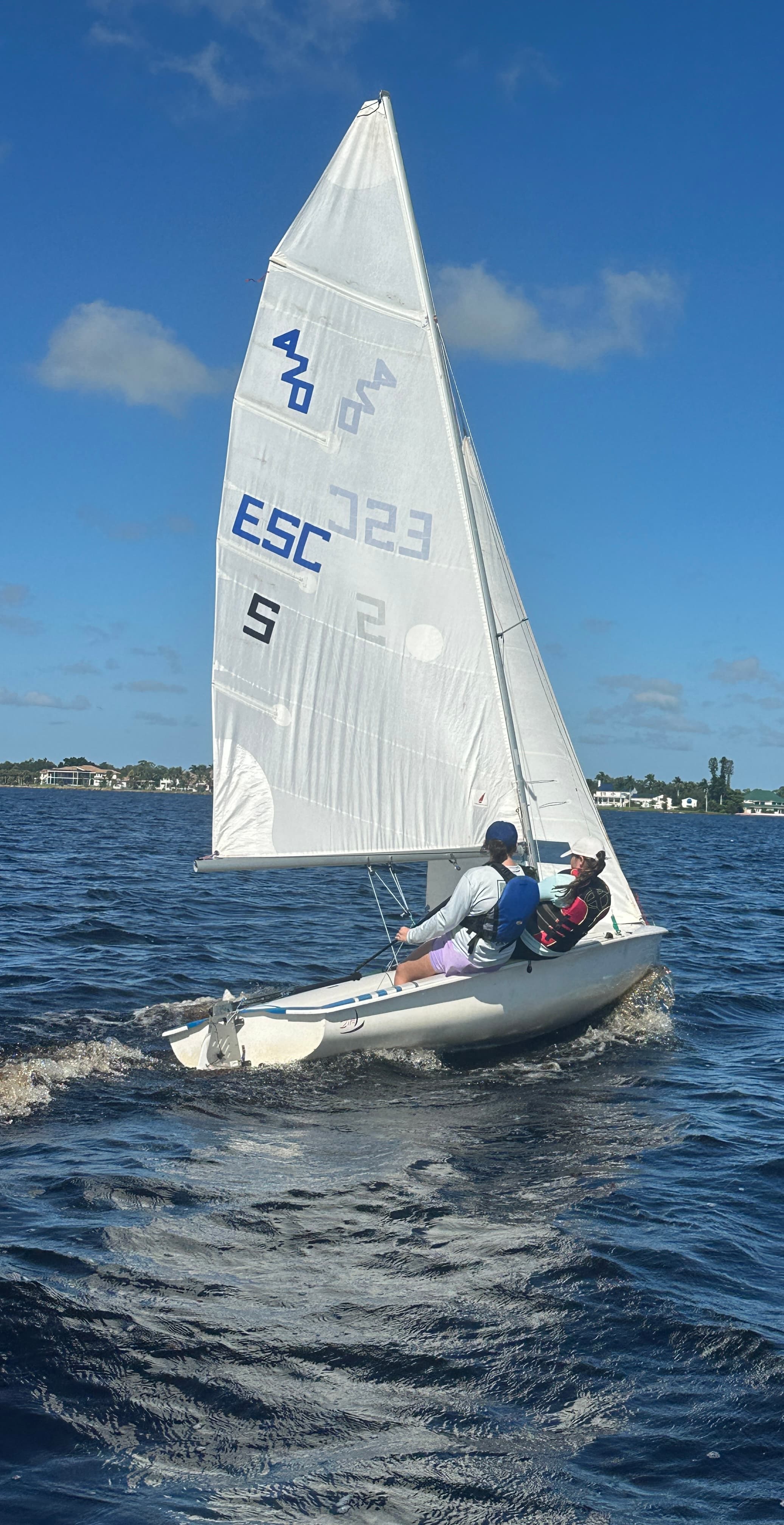 Young sailors learning the ropes