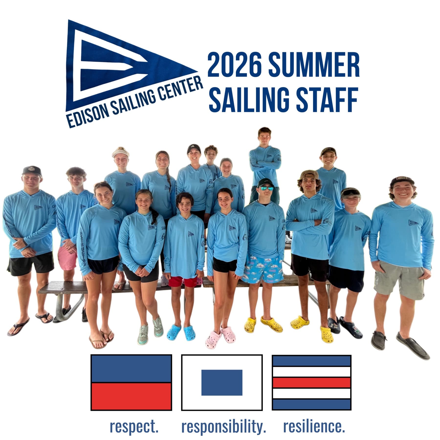 Edison Sailing Center staff group photo